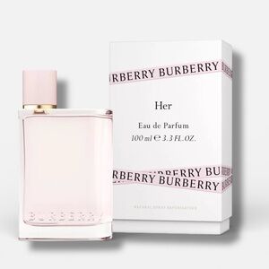 Burberry Her Eau de Parfum 3.3 oz. Large Sz Sealed NIB Pink & White $189 Retail